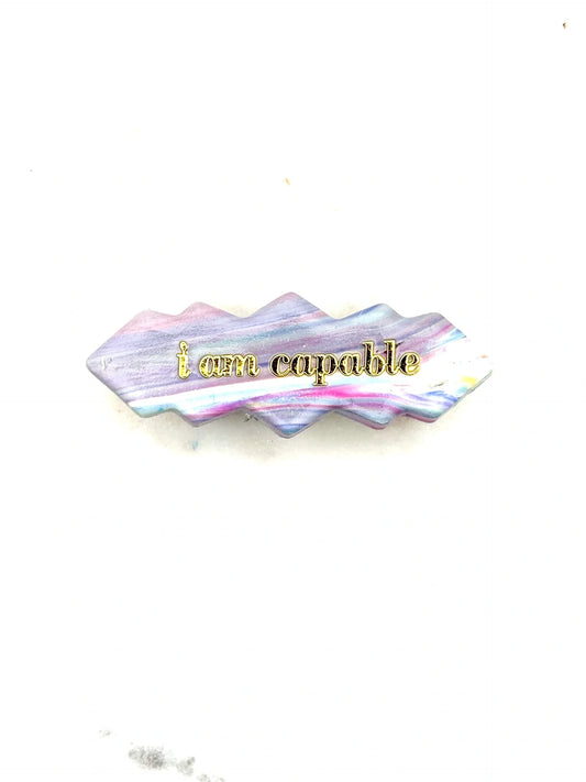 I am capable